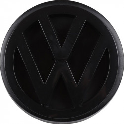 Emblem "VW" for tailgate, black
