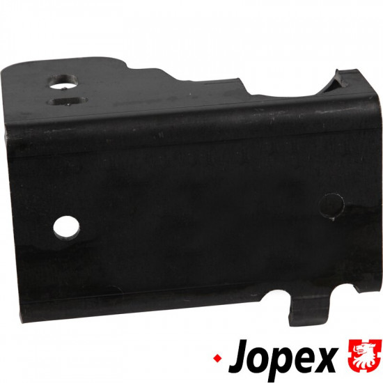 Rear suspension arm mount/jack support, left