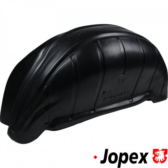 Wheel housing, rear, plastic, left