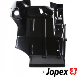 Pedal plate section, left