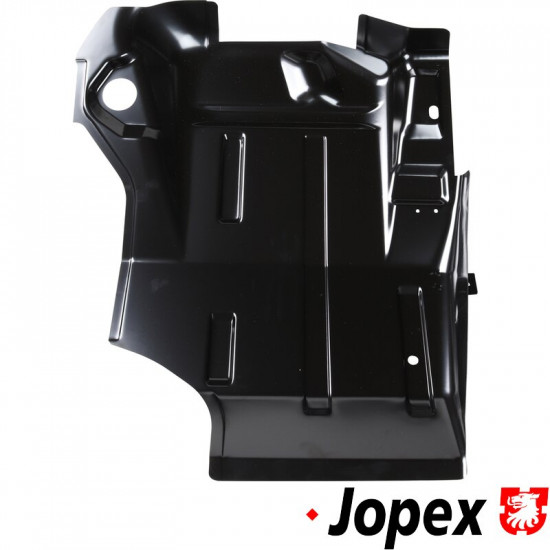 Pedal plate section, left