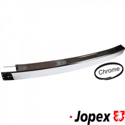 Front bumper with holes for moulding, 2.3 mm, chrome
