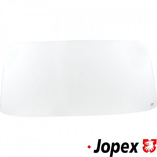 Windshield, clear. With E-mark