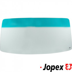 Windshield, green/green. With E-mark