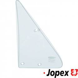 Vent window, clear, E-marked, right