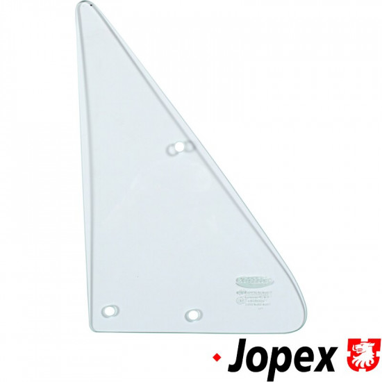 Vent window, clear, E-marked, right