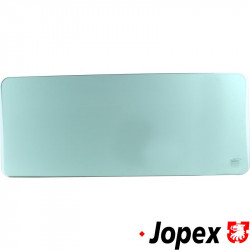 Side window, center, fixed, for sliding door, green, E-marked, left/right