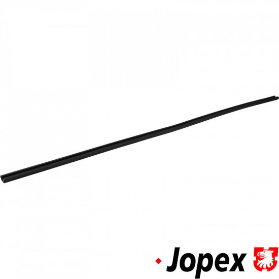 Felt channel, top/rear of door. For models with moulding