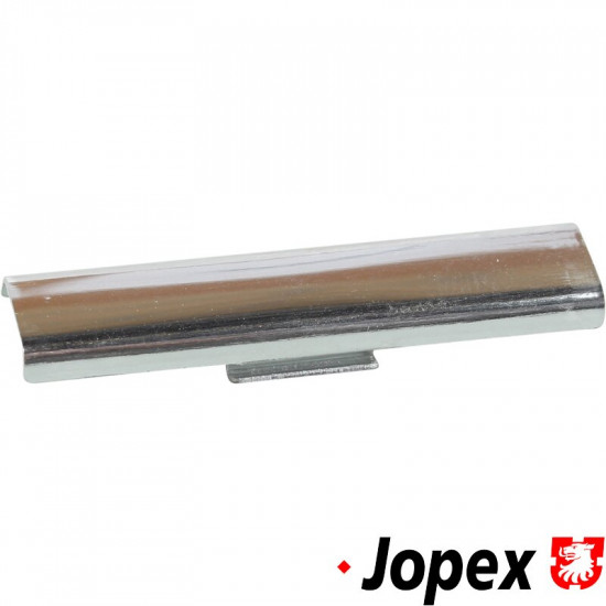 Connecting sleeve for windshield trim moulding, front/rear