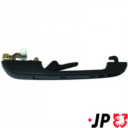 Door handle, rear, left, black
