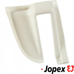 Hinge cover for tailgate, white, right