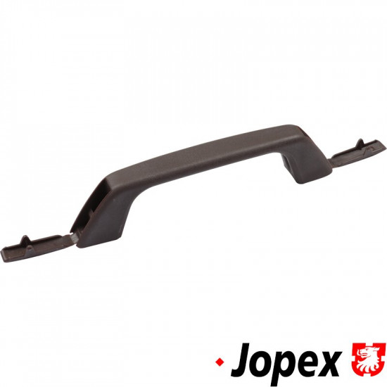 Door handle, inner, brown, left/right. With one large and one small screw hole