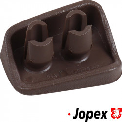 Plastic underlay for grab handle, upper, brown