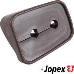 Plastic underlay for grab handle, upper, brown