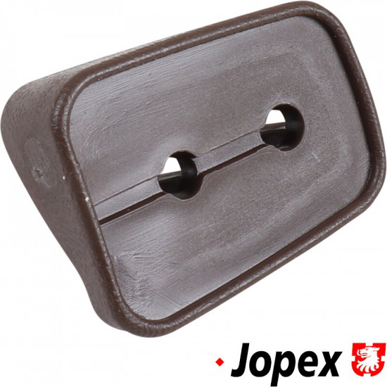 Plastic underlay for grab handle, upper, brown