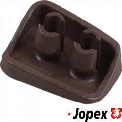 Plastic underlay for grab handle, lower, brown