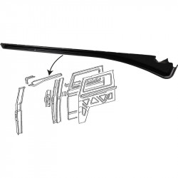 Runner for sliding door, upper, right