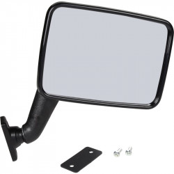 Door mirror, with E-mark, black, left, Hagus, Germany