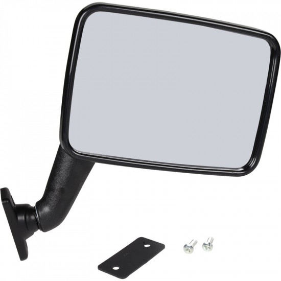Door mirror, with E-mark, black, left, Hagus, Germany