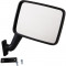 Door mirror, with E-mark, convex, black, left, Hagus, Germany