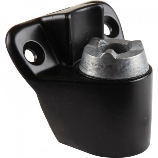 Clamp for mirror arm, black metal, left/right