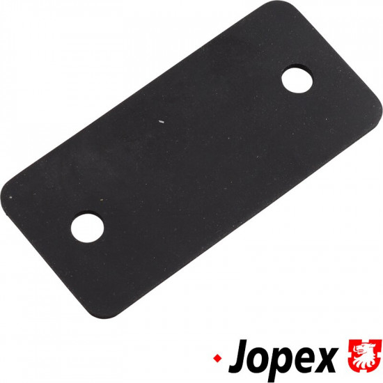 Rubber underlay for door mirror, left/right