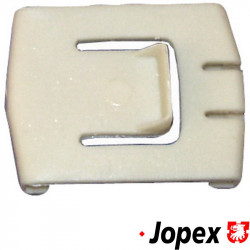 Guide piece for seat rail, outer