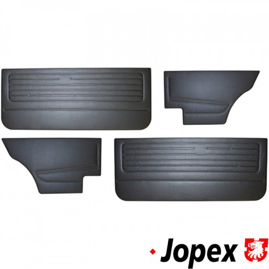 Door interior panel kit, 4 pcs., black