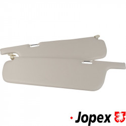 Sun visor set, white, left/right