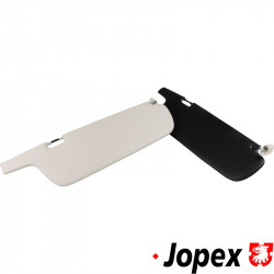 Sun visor set, black/cream, left/right