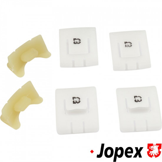 Guide piece set for seat rail, 6 pcs.