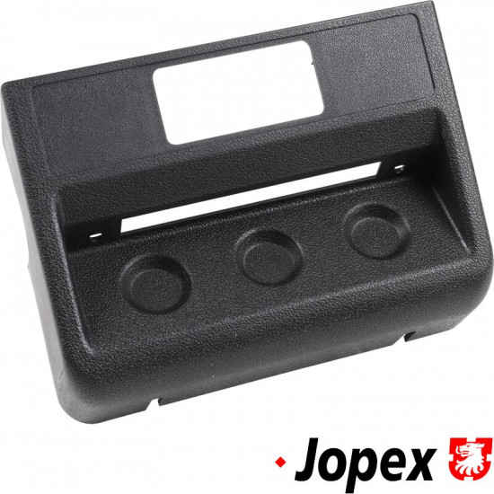 Panel for control knobs for differential locks, black