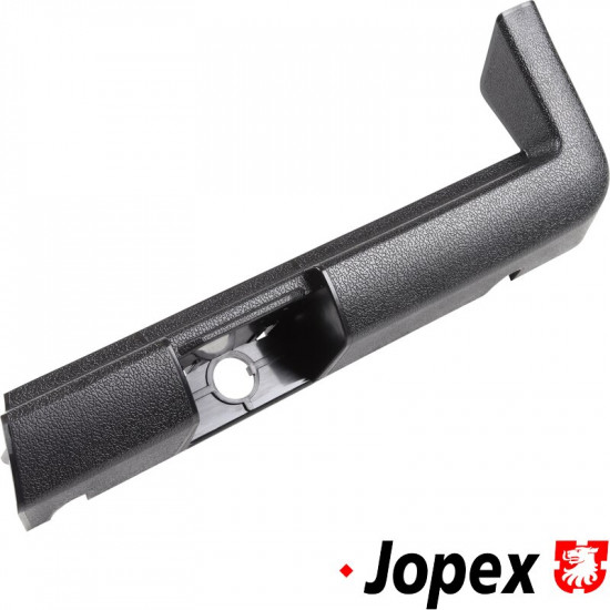 Holder bracket on dashboard for starter and choke cable, black