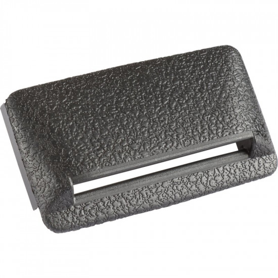 Trim for seat belt, black