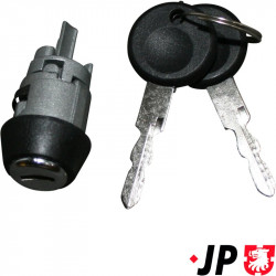 Ignition lock cylinder with keys