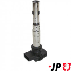 Ignition coil with spark plug connector