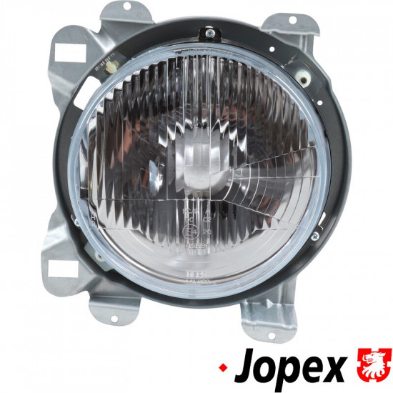 Headlight insert, round, with mounting bracket, right,  with E-mark