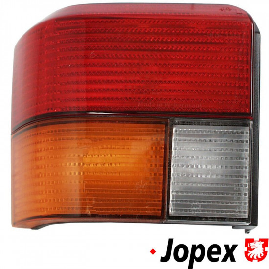 Tail light, left, with E-mark