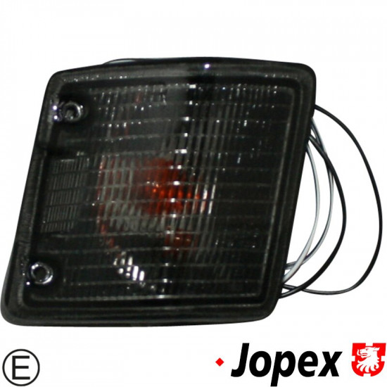 Indicator, front, smoked, with E-mark, right