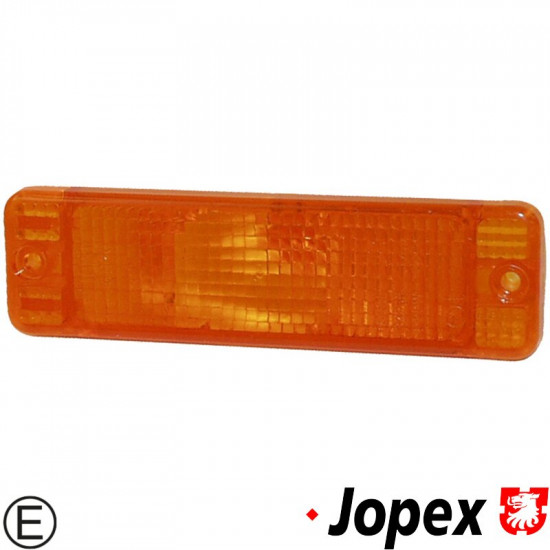Turn signal light, front, yellow, left/right, E-marked