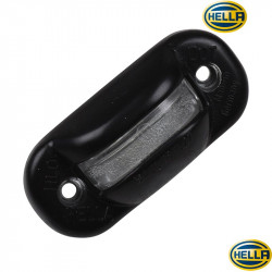 Number plate light without bulb, with E-mark