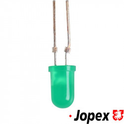 Bulb with green cap for instrument lighting