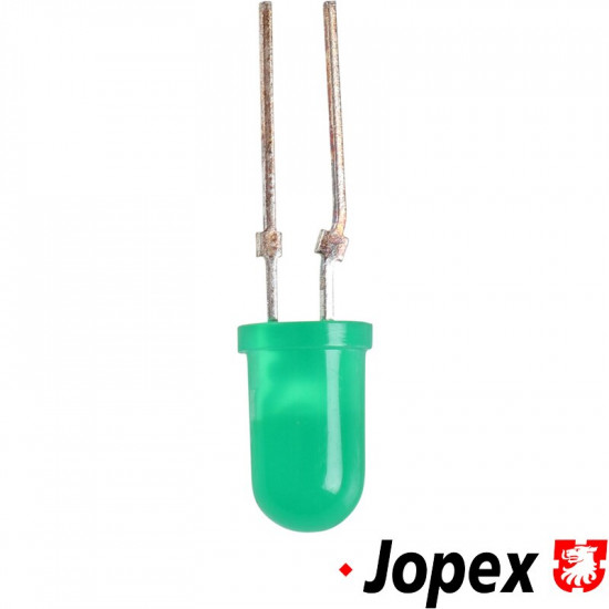 Bulb with green cap for instrument lighting