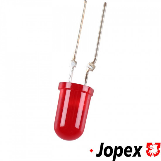 Bulb with red cap for instrument lighting