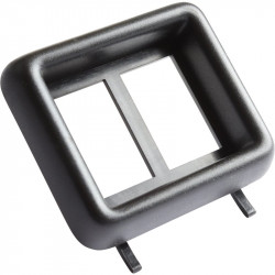 Mounting frame for electric mirror switch, left, black