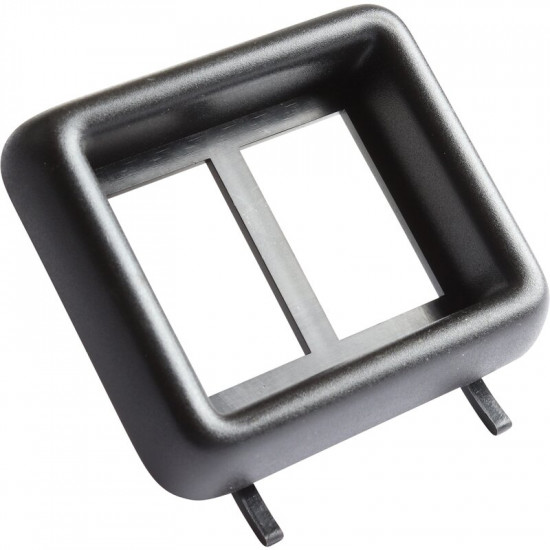 Mounting frame for electric mirror switch, left, black
