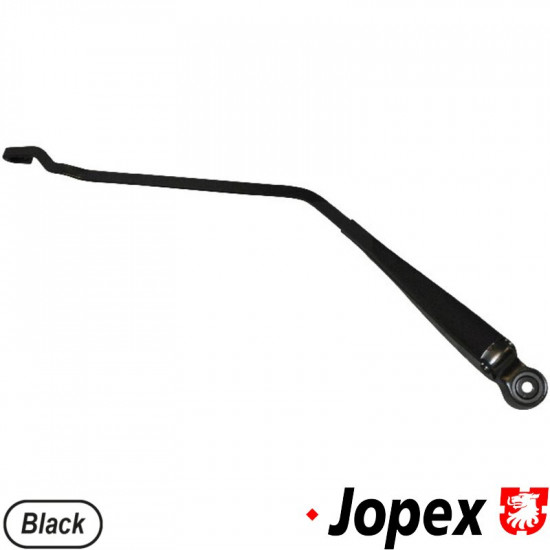 Wiper arm, front, left/right, black