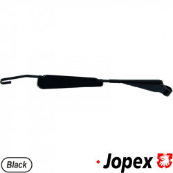 Wiper arm, front, with spoiler (GTI version), black