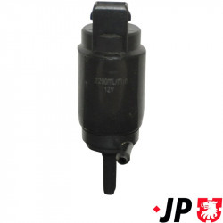 Washer pump for windshield washer, single outlet