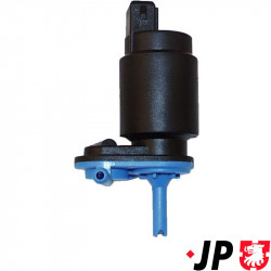 Washer pump for windshield washer, double outlet